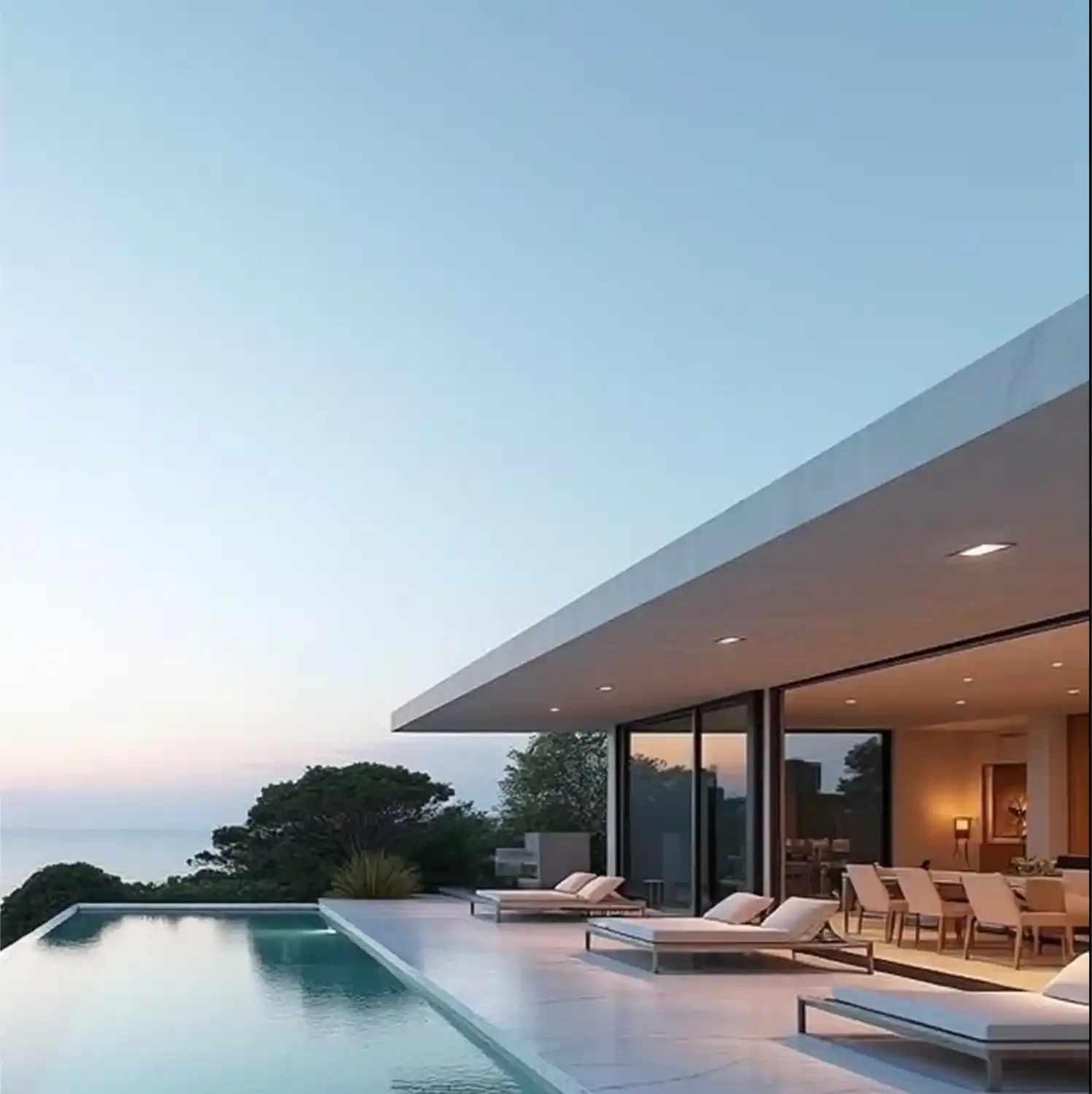 Rooftop infinity pool